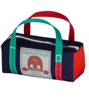 kleine Kulturtasche aus Segeltuch