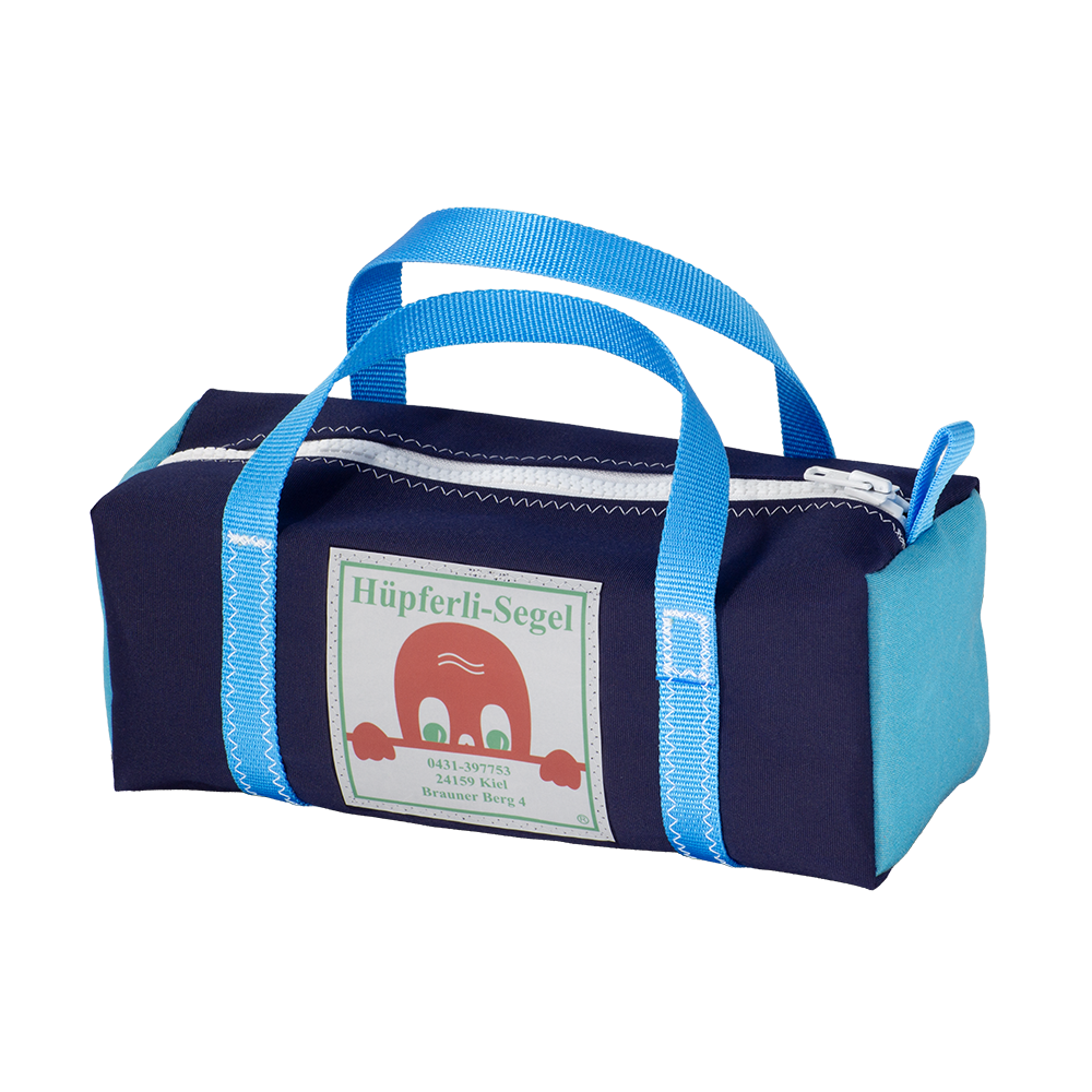 Kulturtasche mit Henkeln aus Segeltuch